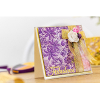 Crafter's Companion Spring Display A6 Background Layering Stamps (CC-ST-CA-BKSPR)